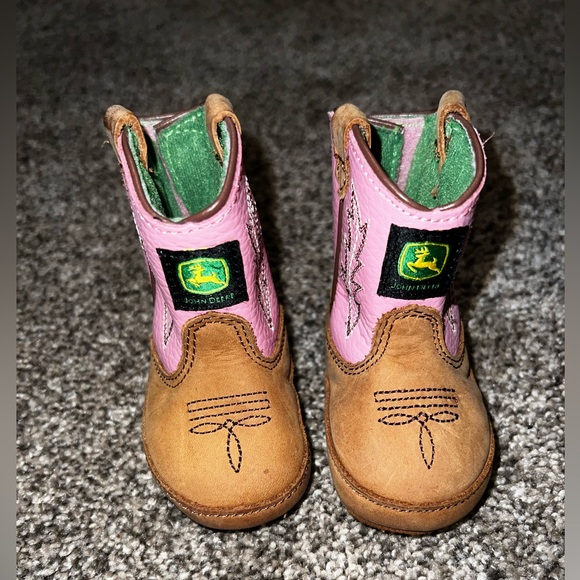 John Deere baby boots size 1M - Picture 1 of 6